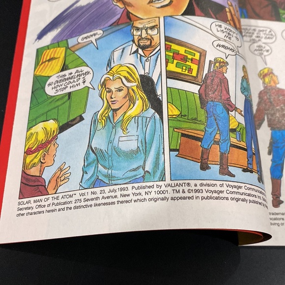 Solar Man of the Atom (1993) Vol. 1 No. 23 by Kevin Vanhook - Valiant Comic Book - Picture 4 of 6